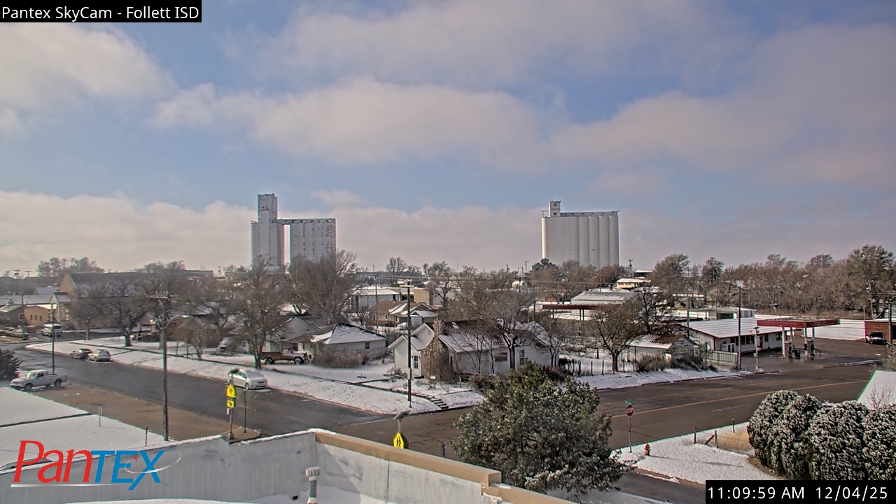 Thumbnail for current weather camera view from Follett ISD in Follett, Texas