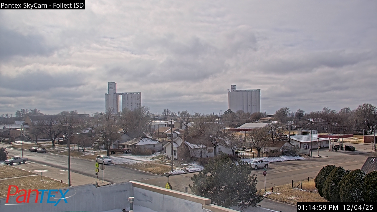 Thumbnail for current weather camera view from Follett ISD in Follett, Texas
