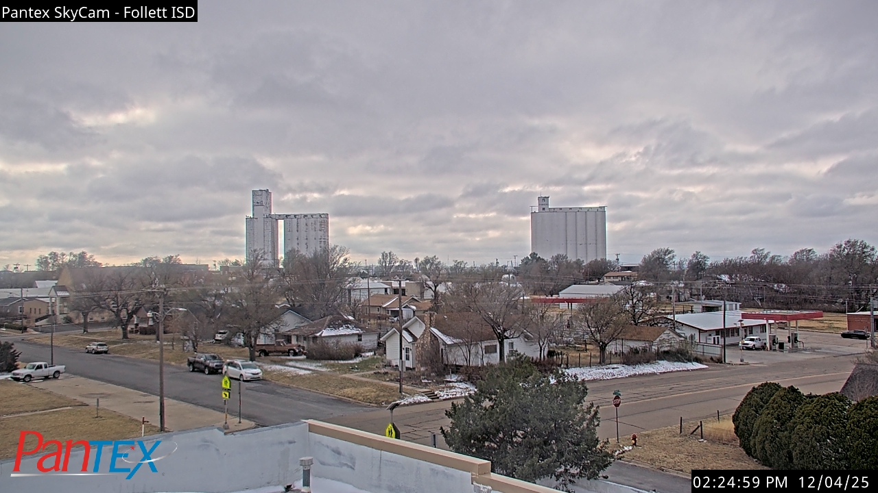 Thumbnail for current weather camera view from Follett ISD in Follett, Texas