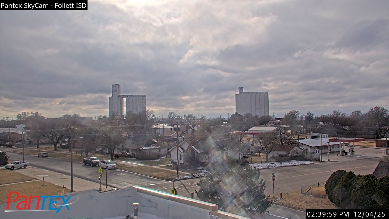 Thumbnail for current weather camera view from Follett ISD in Follett, Texas