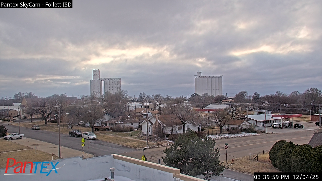 Thumbnail for current weather camera view from Follett ISD in Follett, Texas