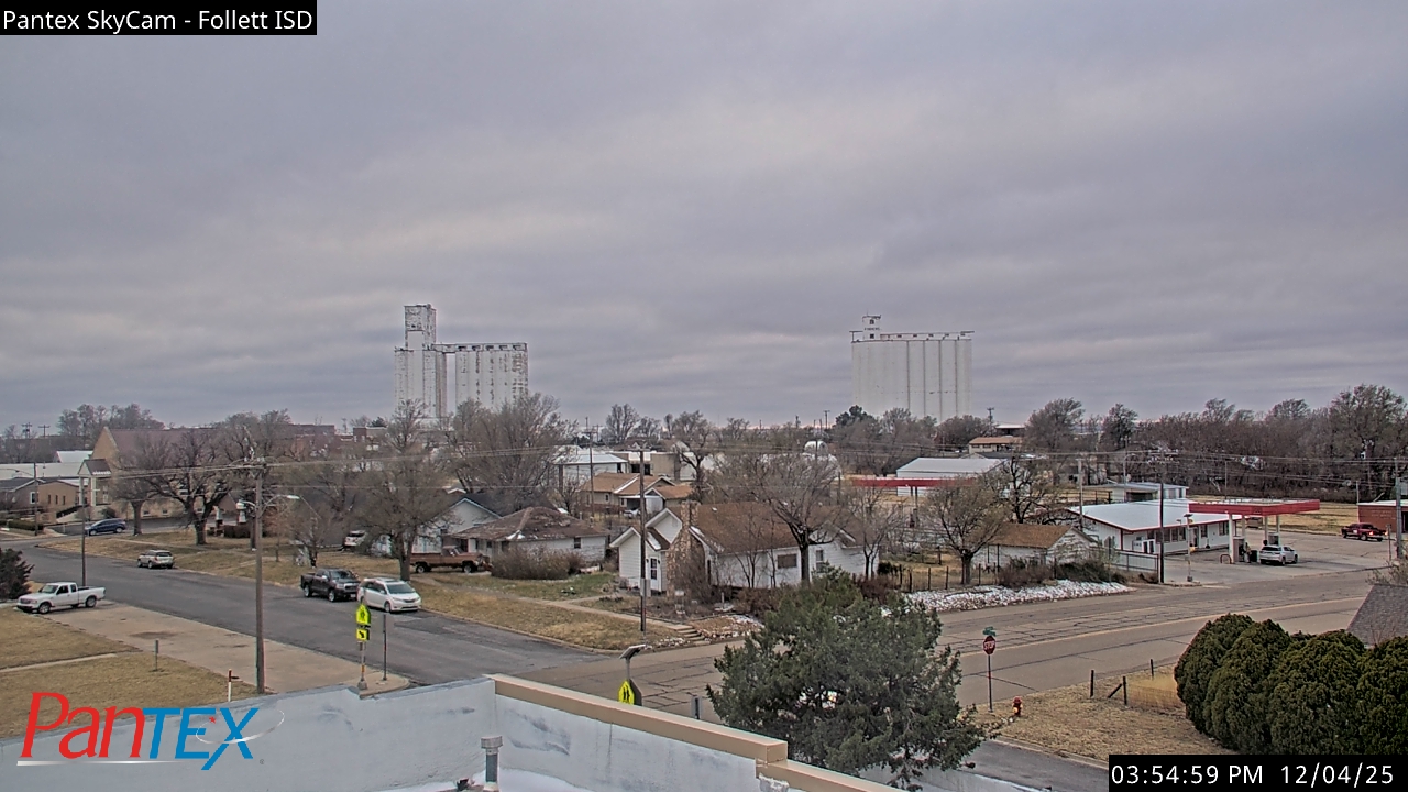 Thumbnail for current weather camera view from Follett ISD in Follett, Texas