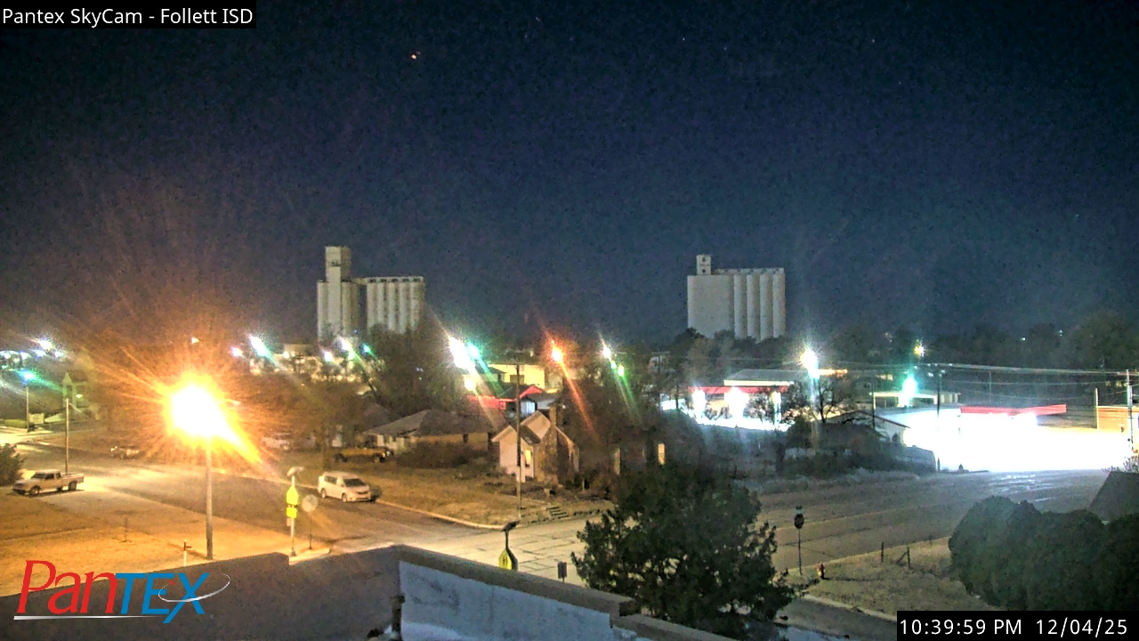 Thumbnail for current weather camera view from Follett ISD in Follett, Texas
