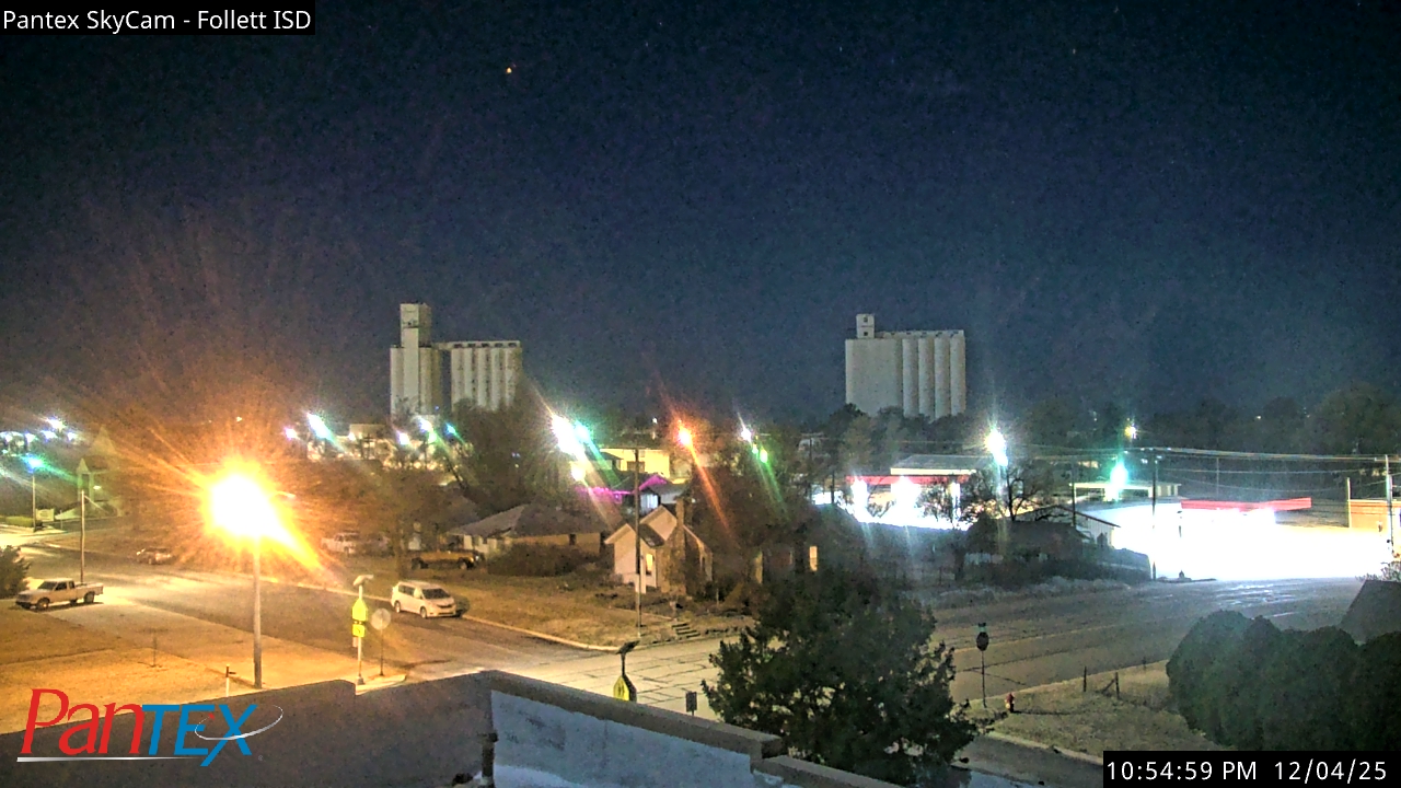 Thumbnail for current weather camera view from Follett ISD in Follett, Texas