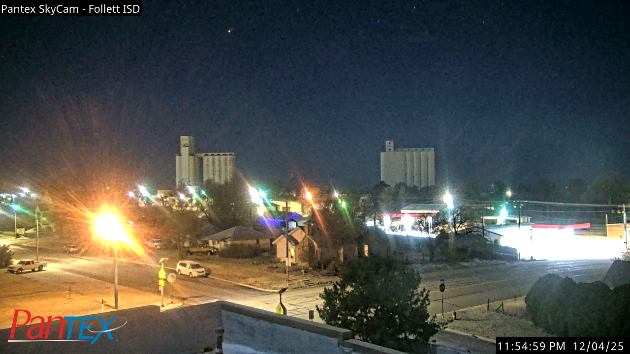 Thumbnail for current weather camera view from Follett ISD in Follett, Texas