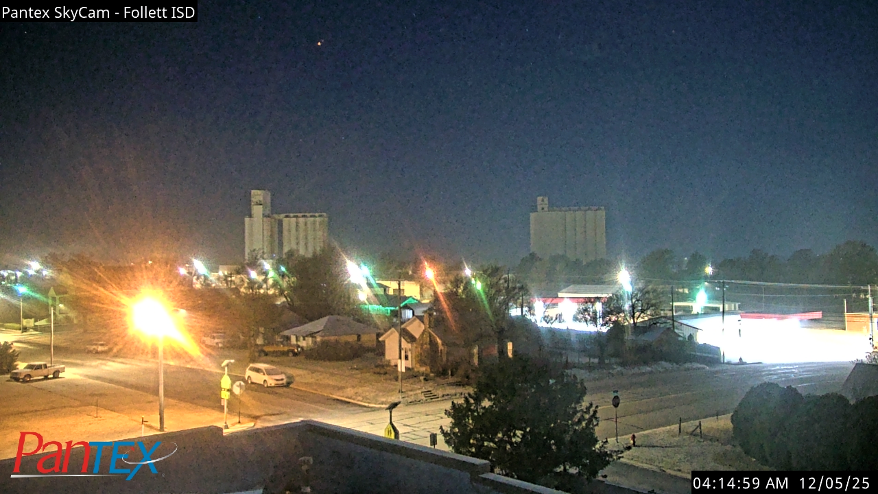 Thumbnail for current weather camera view from Follett ISD in Follett, Texas