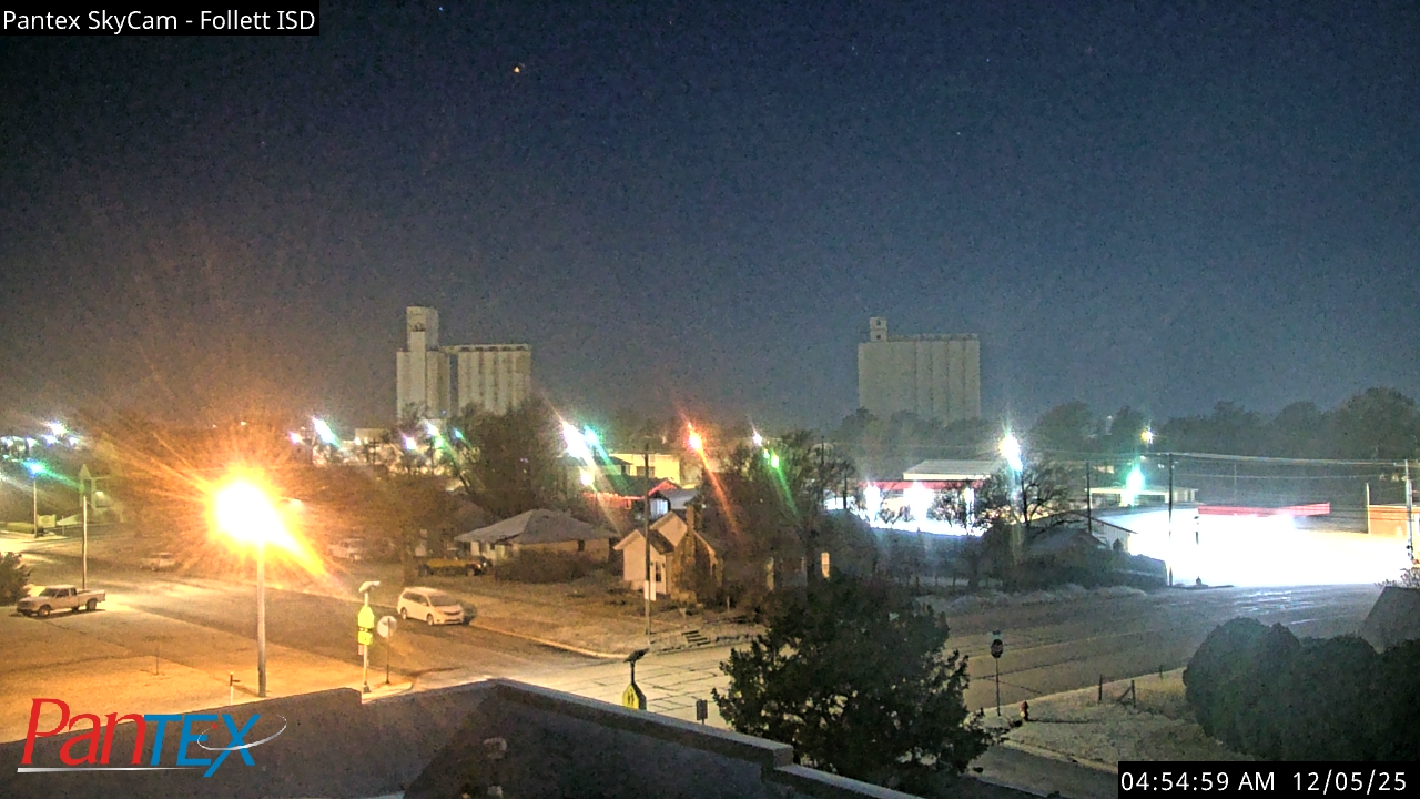 Thumbnail for current weather camera view from Follett ISD in Follett, Texas