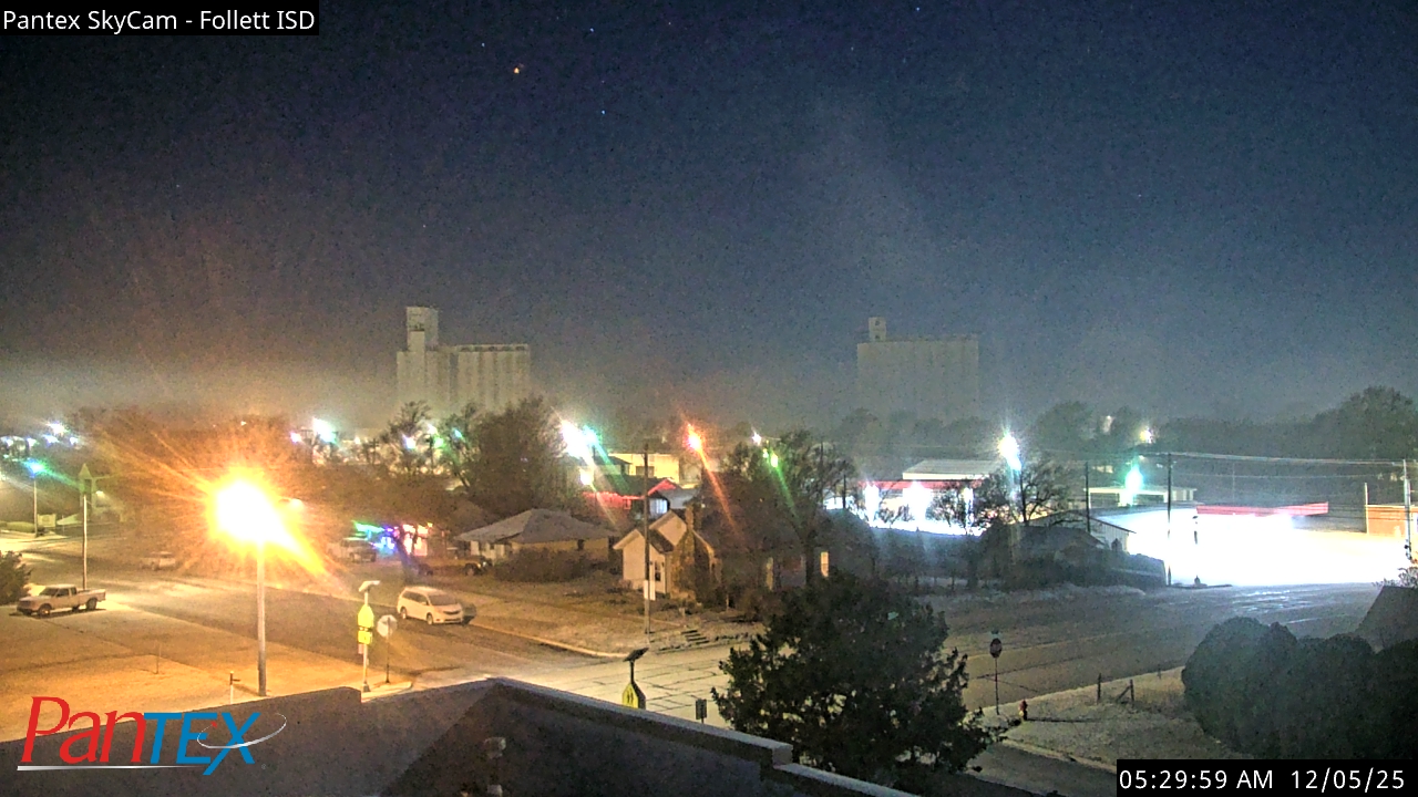 Thumbnail for current weather camera view from Follett ISD in Follett, Texas