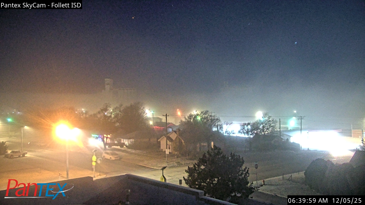 Thumbnail for current weather camera view from Follett ISD in Follett, Texas