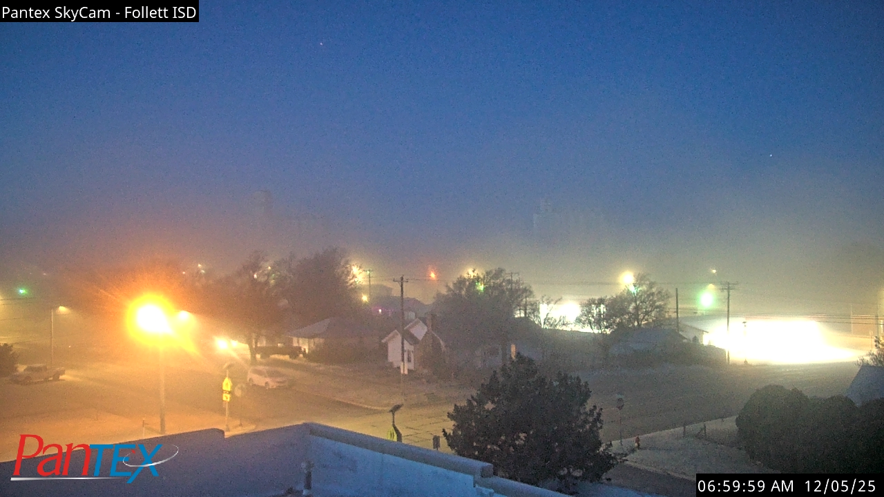 Thumbnail for current weather camera view from Follett ISD in Follett, Texas