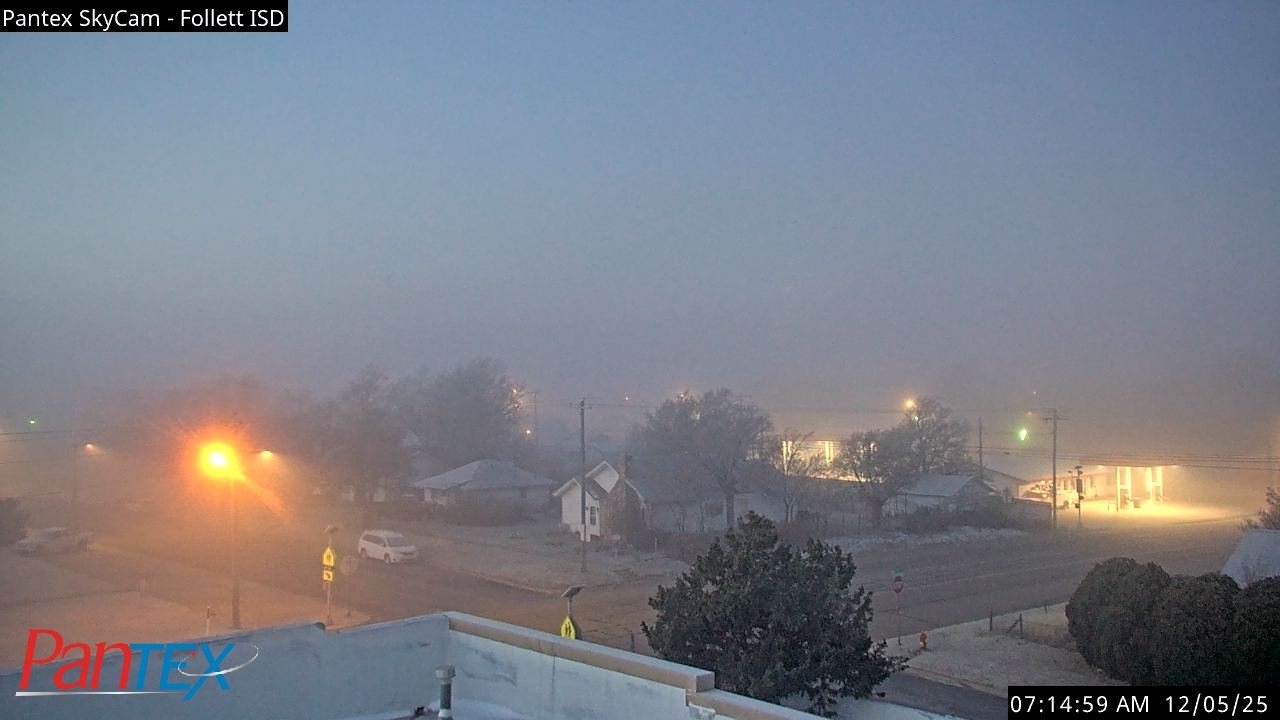 Thumbnail for current weather camera view from Follett ISD in Follett, Texas