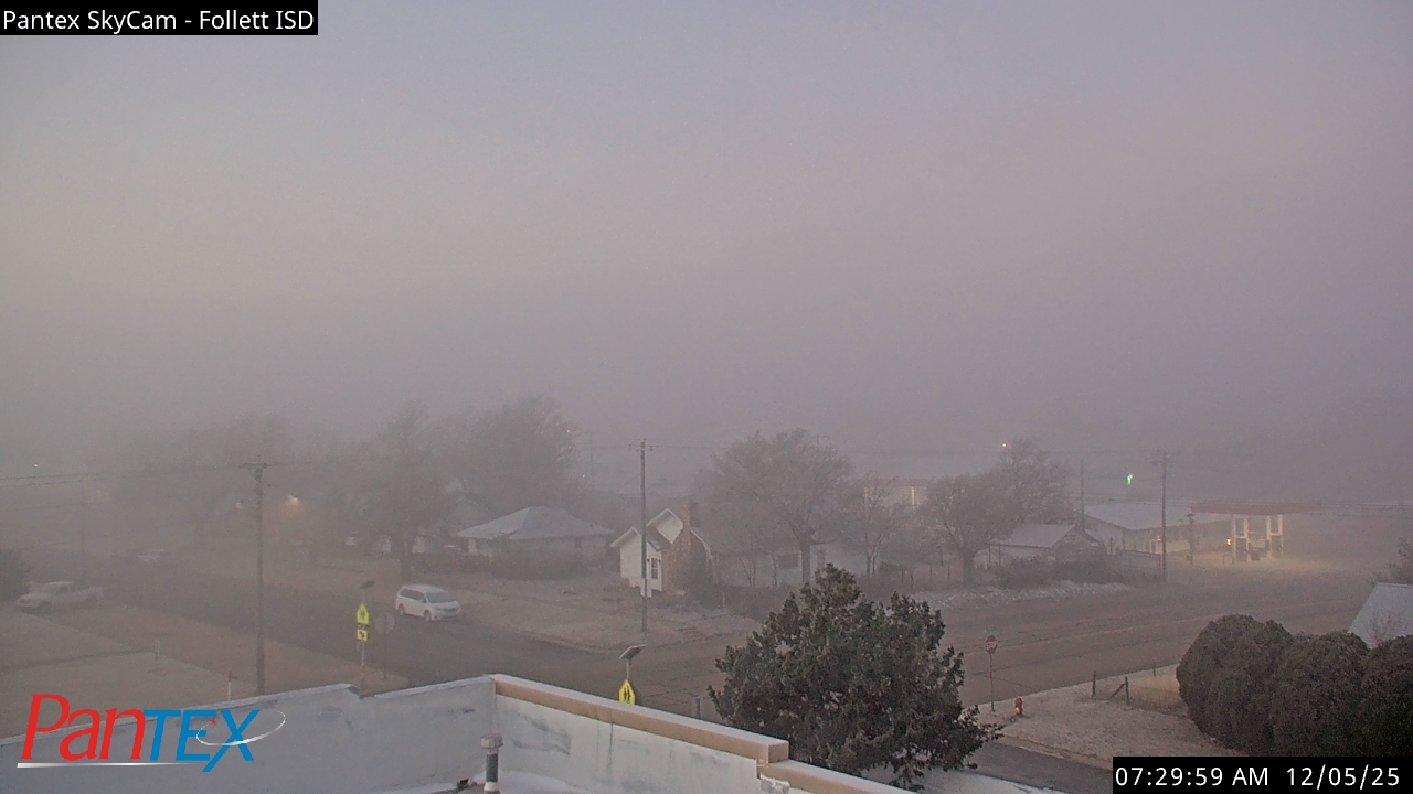 Thumbnail for current weather camera view from Follett ISD in Follett, Texas