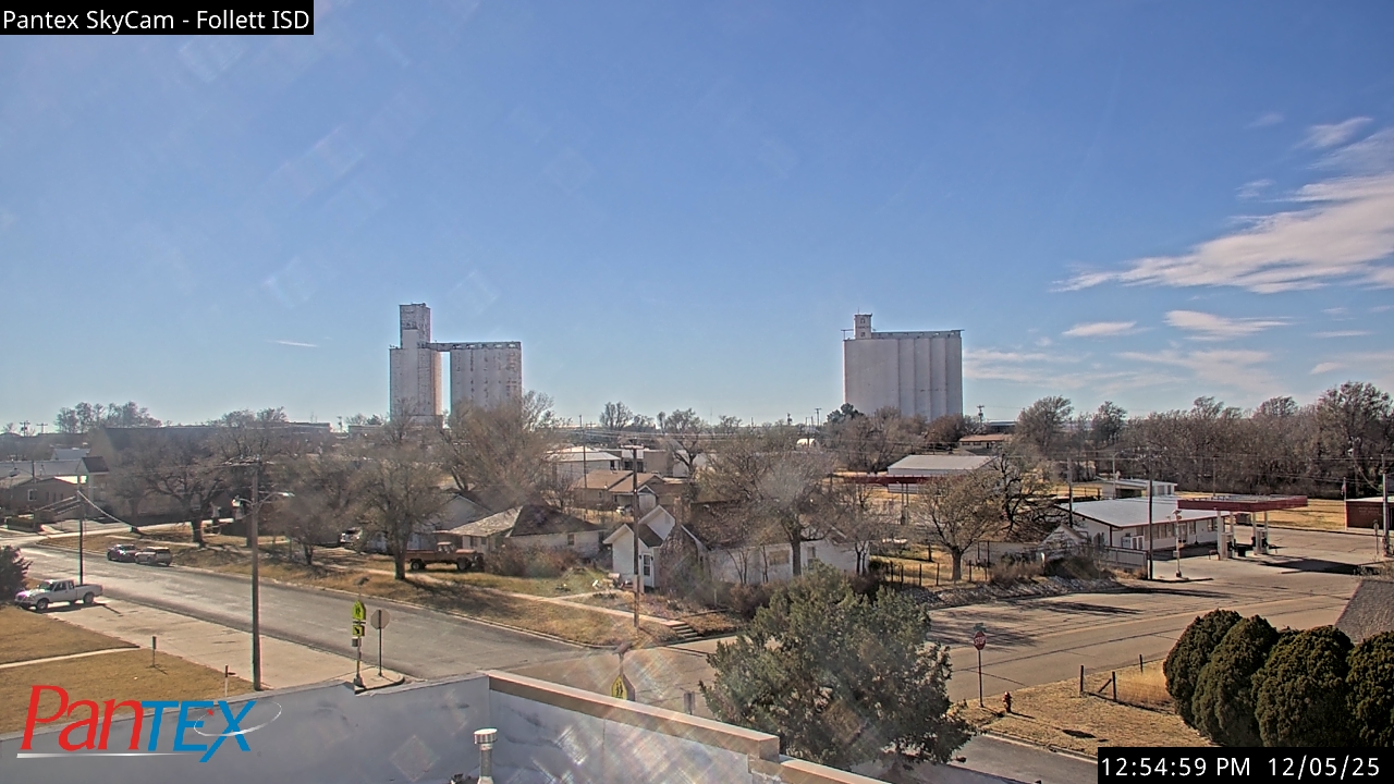 Thumbnail for current weather camera view from Follett ISD in Follett, Texas
