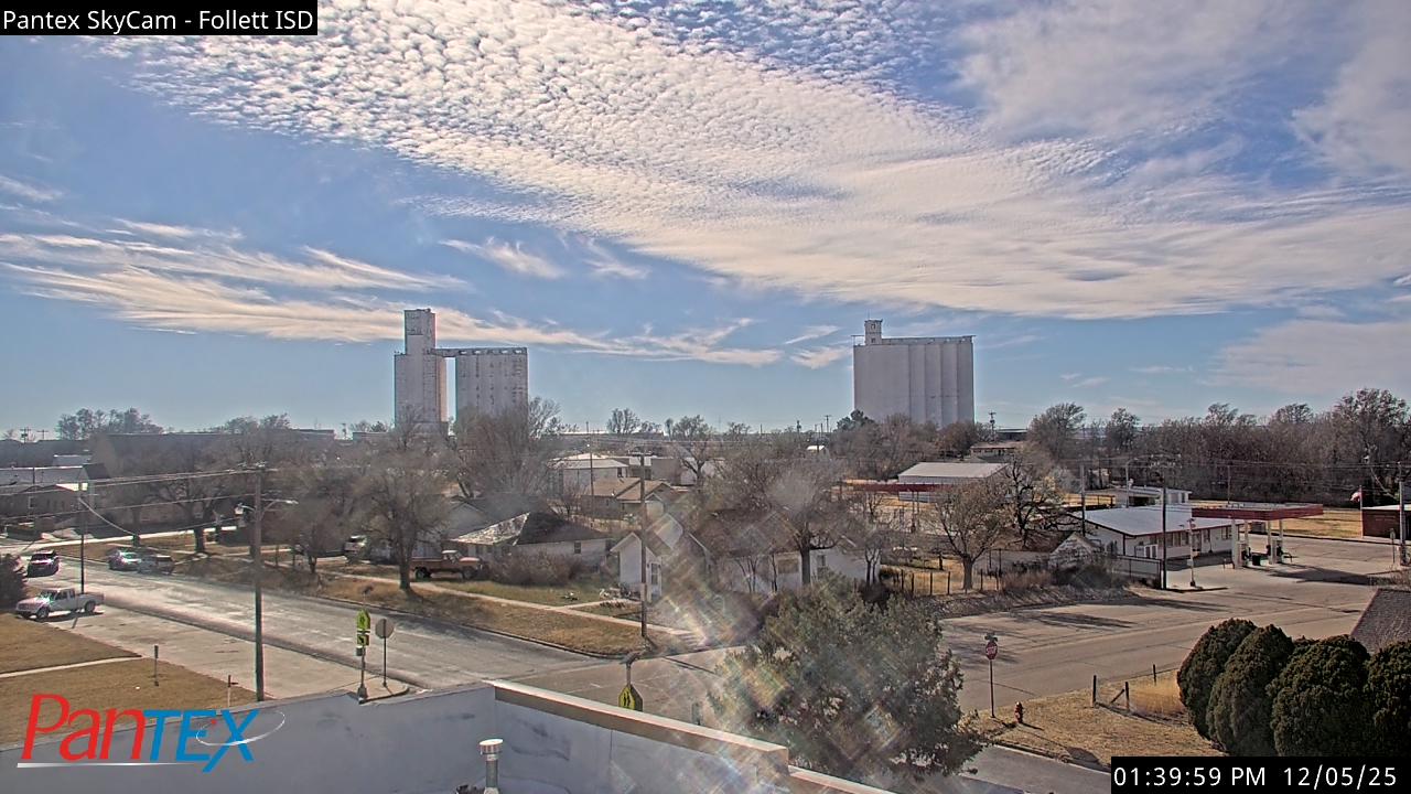 Thumbnail for current weather camera view from Follett ISD in Follett, Texas