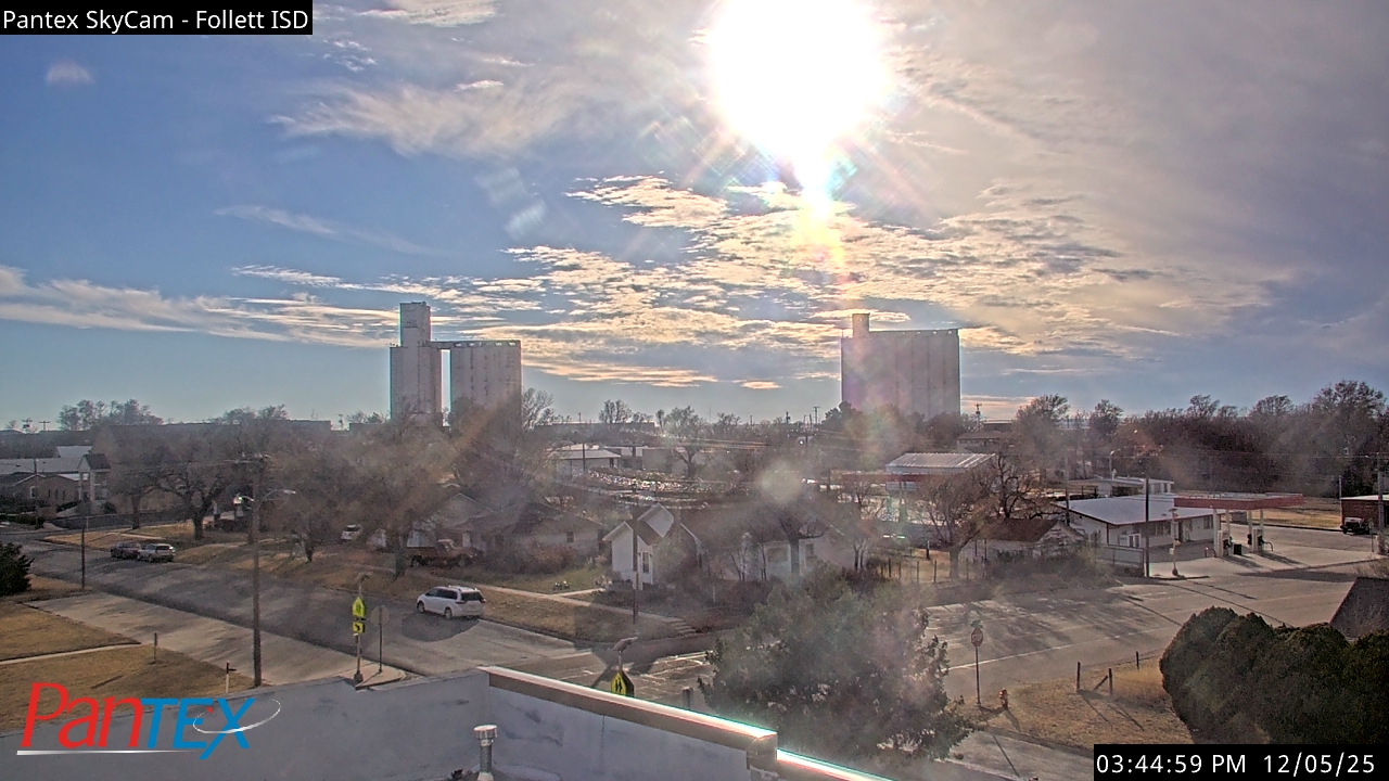 Thumbnail for current weather camera view from Follett ISD in Follett, Texas