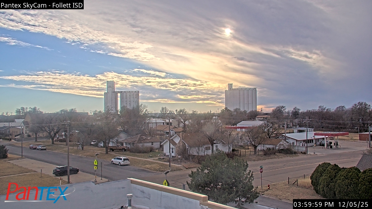 Thumbnail for current weather camera view from Follett ISD in Follett, Texas