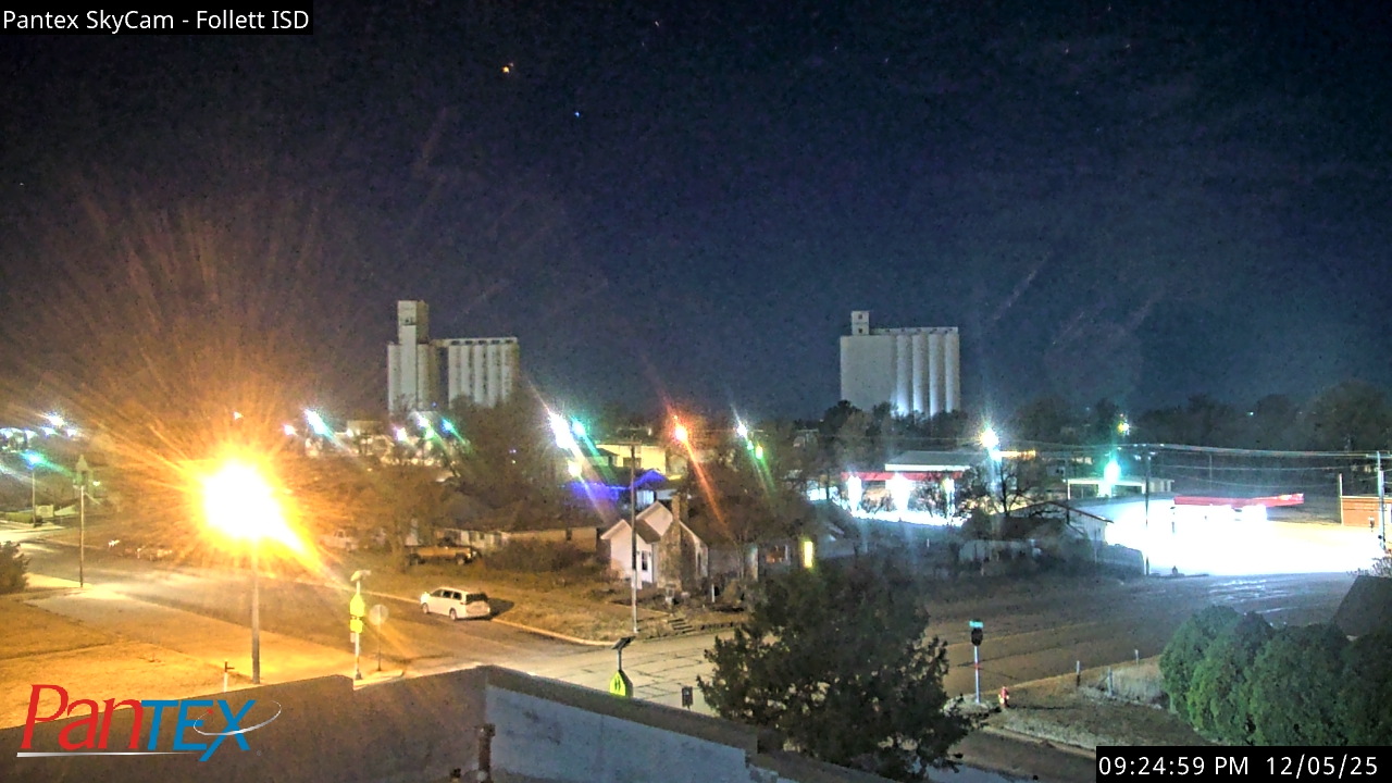 Thumbnail for current weather camera view from Follett ISD in Follett, Texas