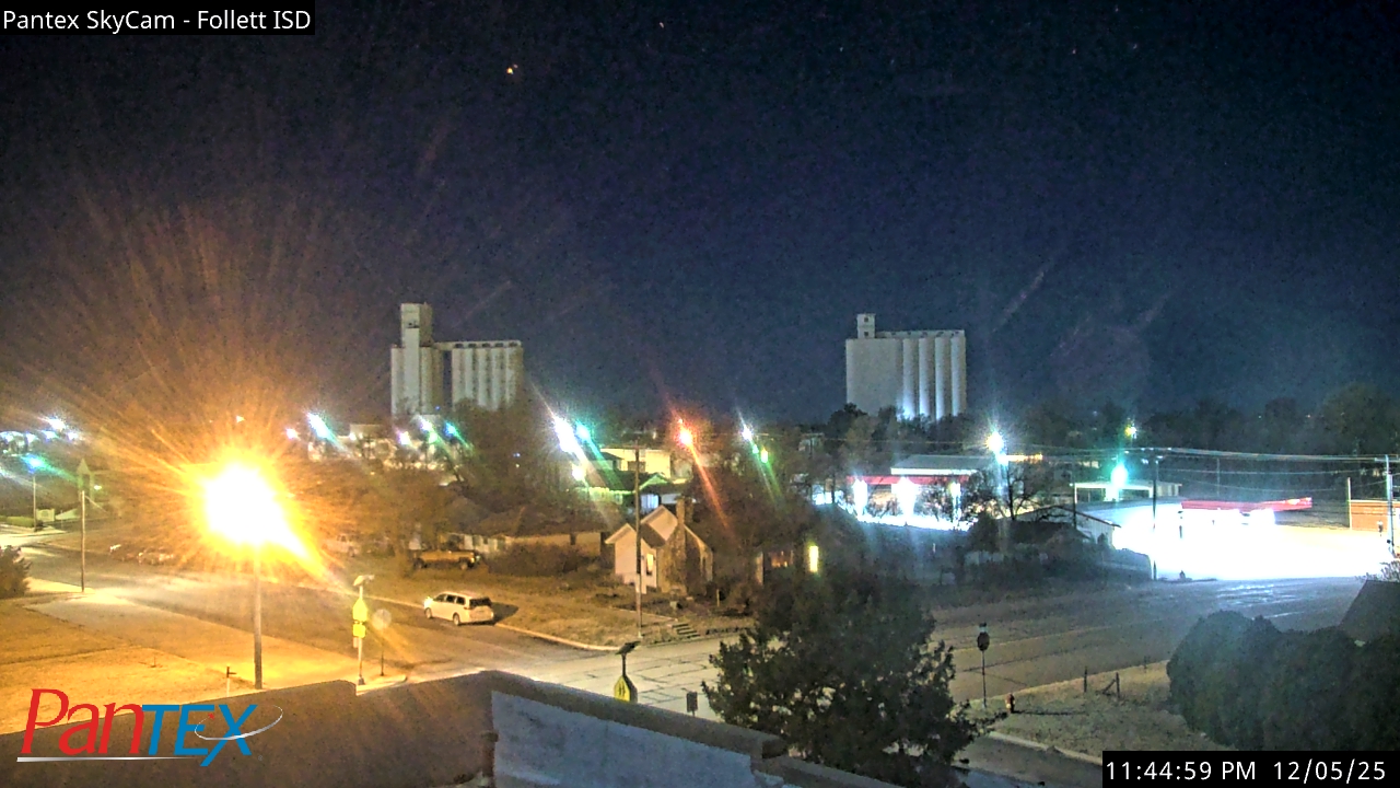 Thumbnail for current weather camera view from Follett ISD in Follett, Texas
