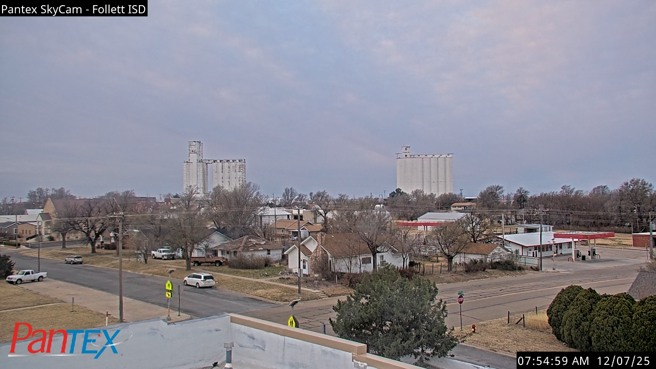 Thumbnail for current weather camera view from Follett ISD in Follett, Texas