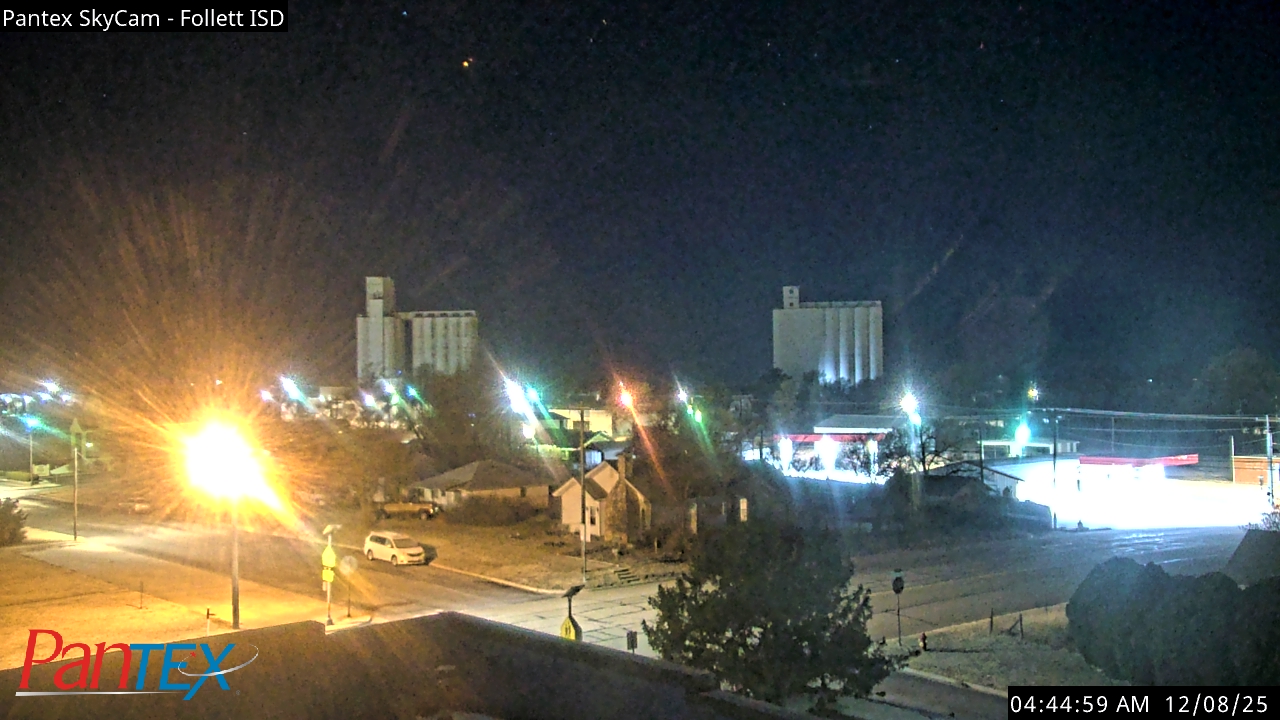 Thumbnail for current weather camera view from Follett ISD in Follett, Texas