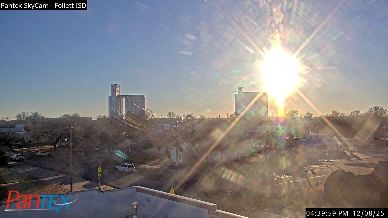 Thumbnail for current weather camera view from Follett ISD in Follett, Texas
