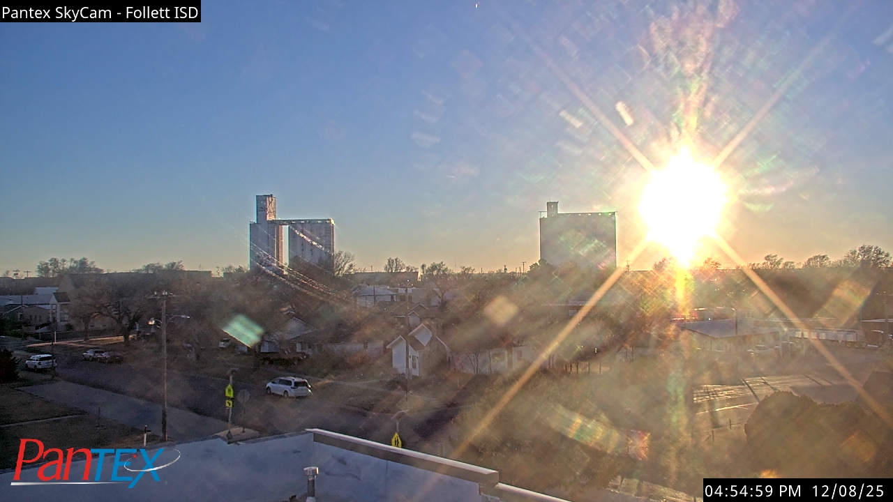 Thumbnail for current weather camera view from Follett ISD in Follett, Texas