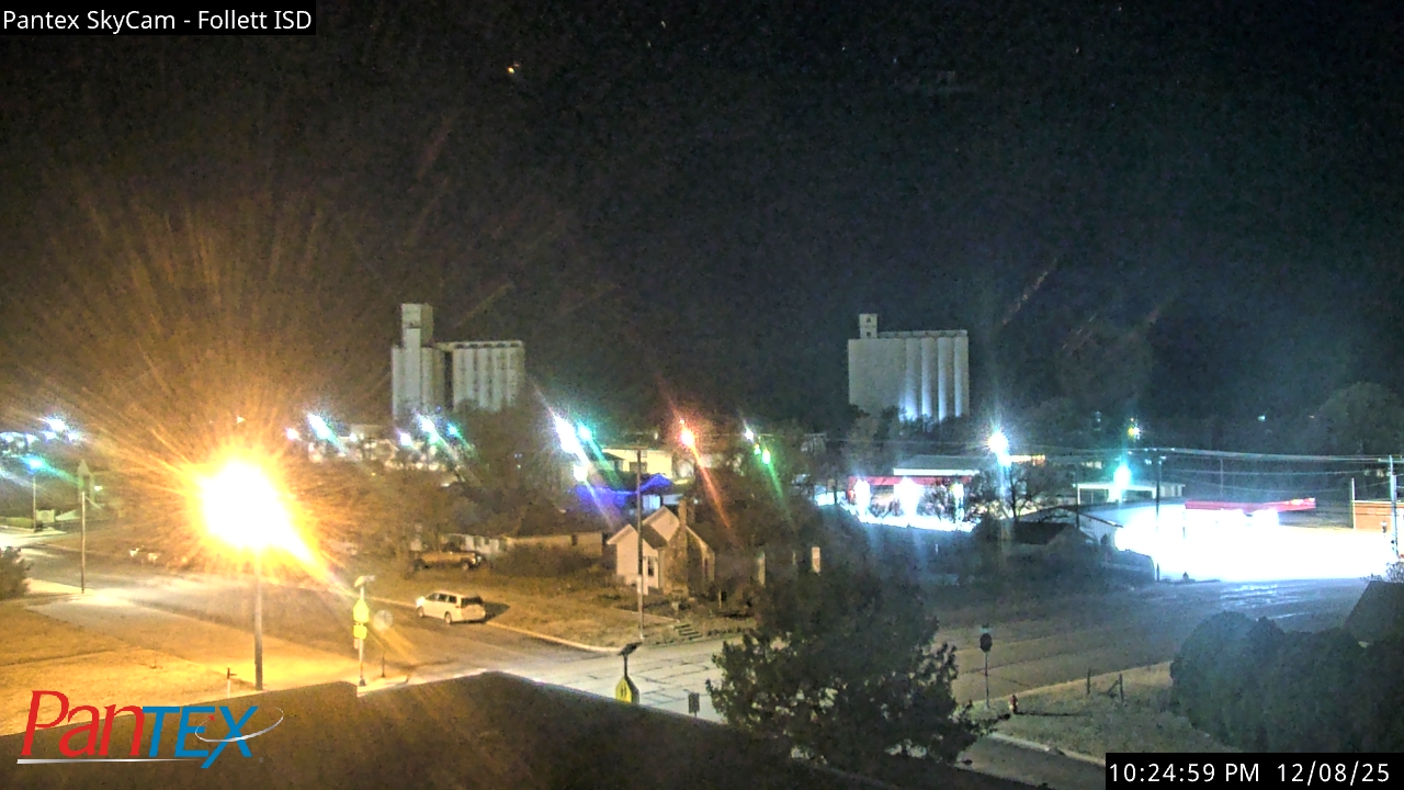 Thumbnail for current weather camera view from Follett ISD in Follett, Texas