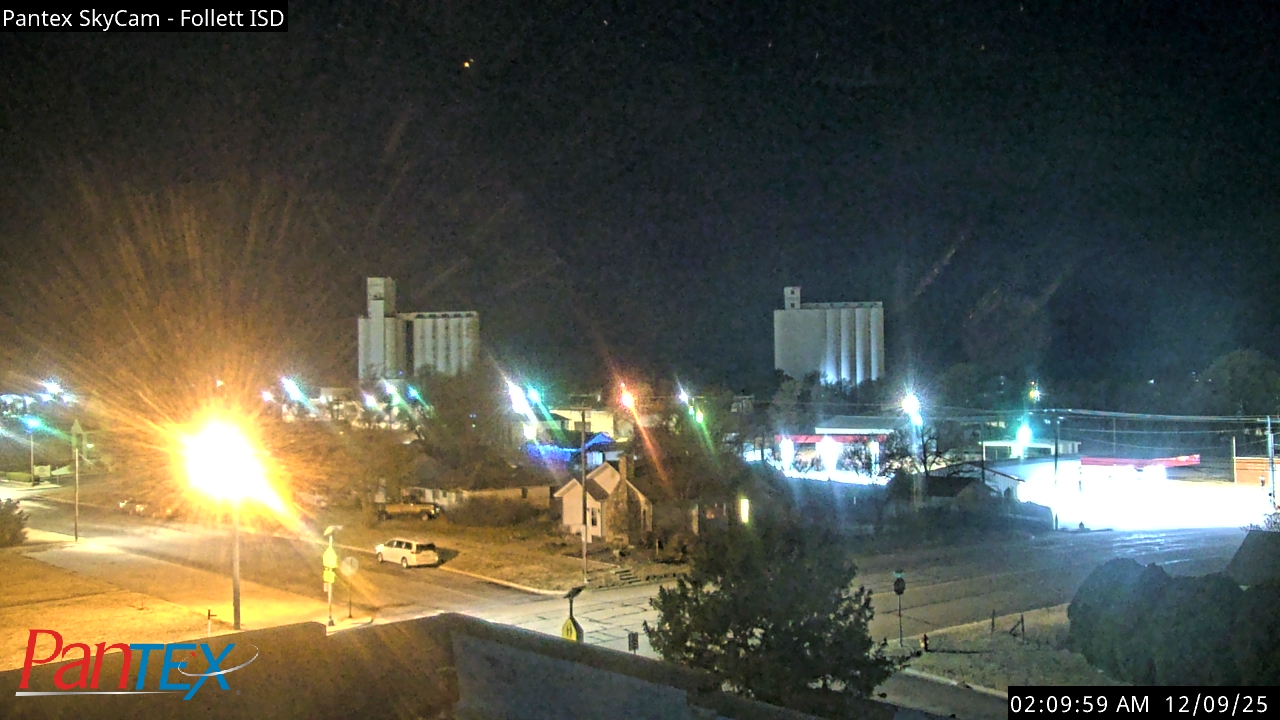 Thumbnail for current weather camera view from Follett ISD in Follett, Texas
