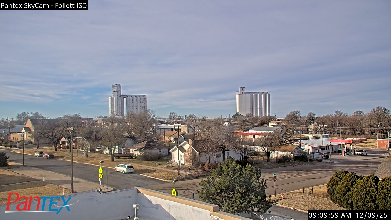 Thumbnail for current weather camera view from Follett ISD in Follett, Texas
