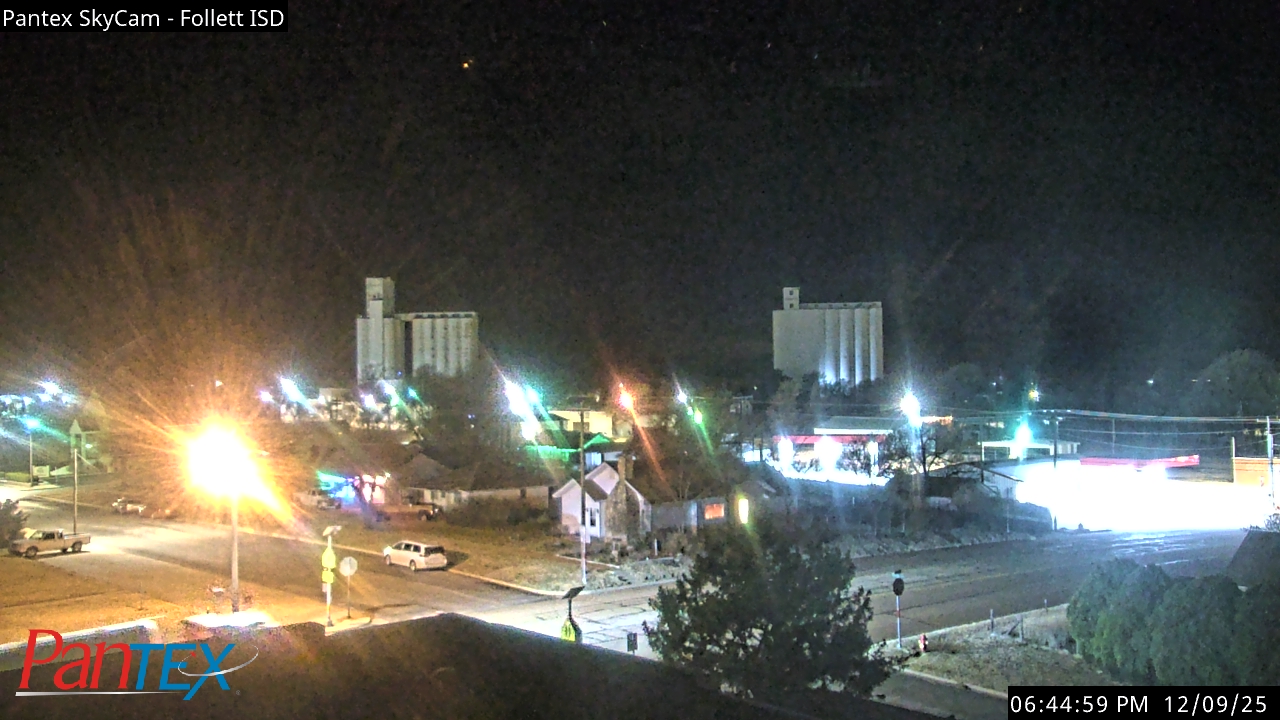 Thumbnail for current weather camera view from Follett ISD in Follett, Texas