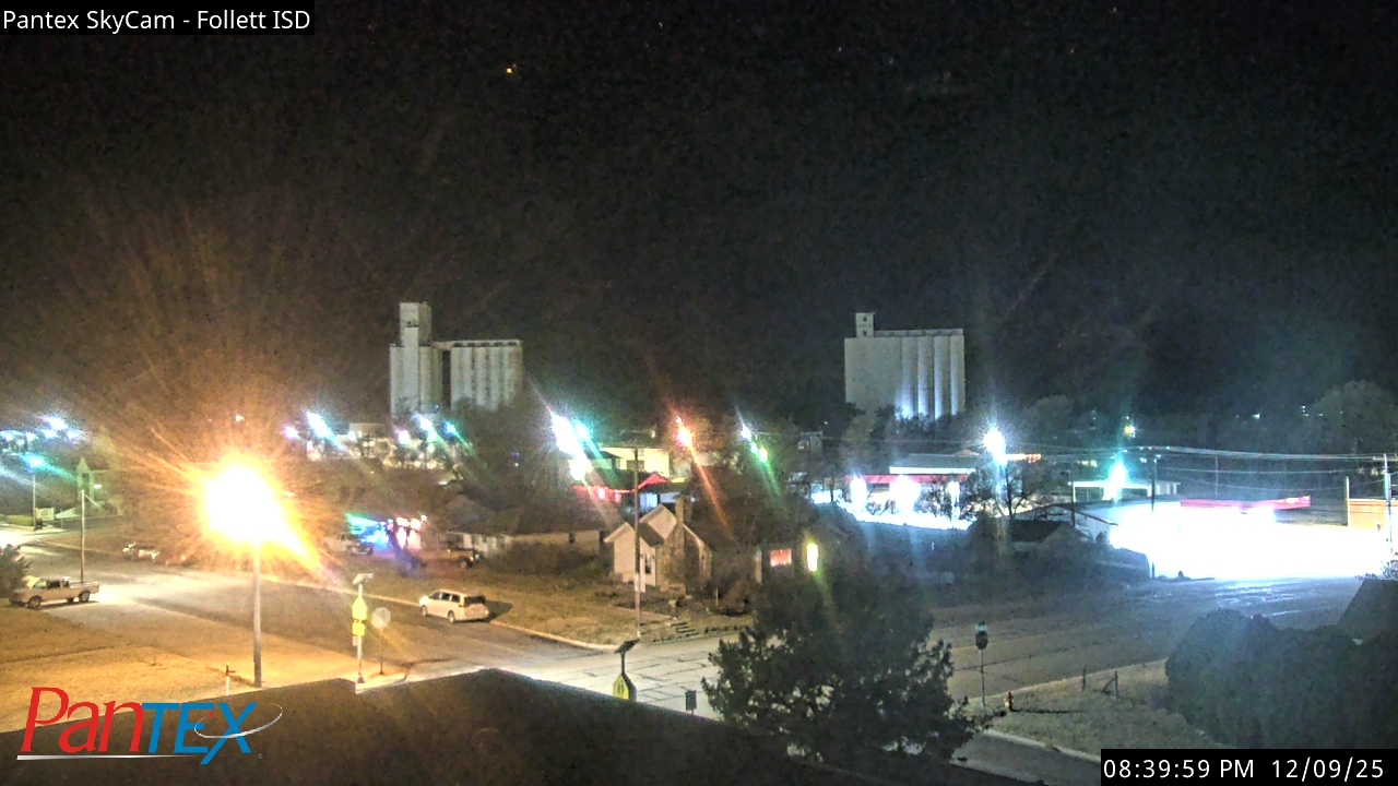 Thumbnail for current weather camera view from Follett ISD in Follett, Texas