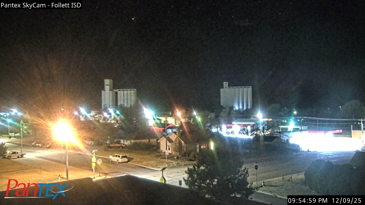 Thumbnail for current weather camera view from Follett ISD in Follett, Texas