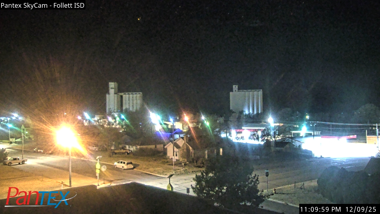 Thumbnail for current weather camera view from Follett ISD in Follett, Texas