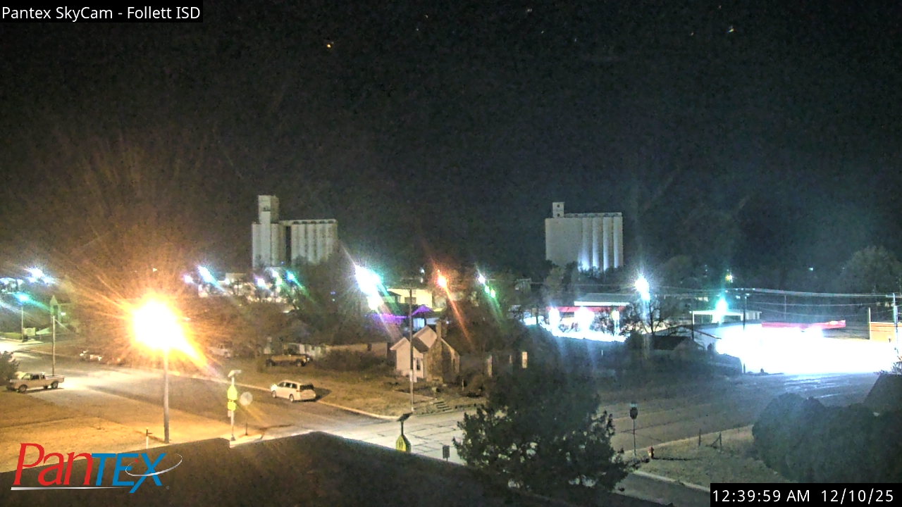Thumbnail for current weather camera view from Follett ISD in Follett, Texas