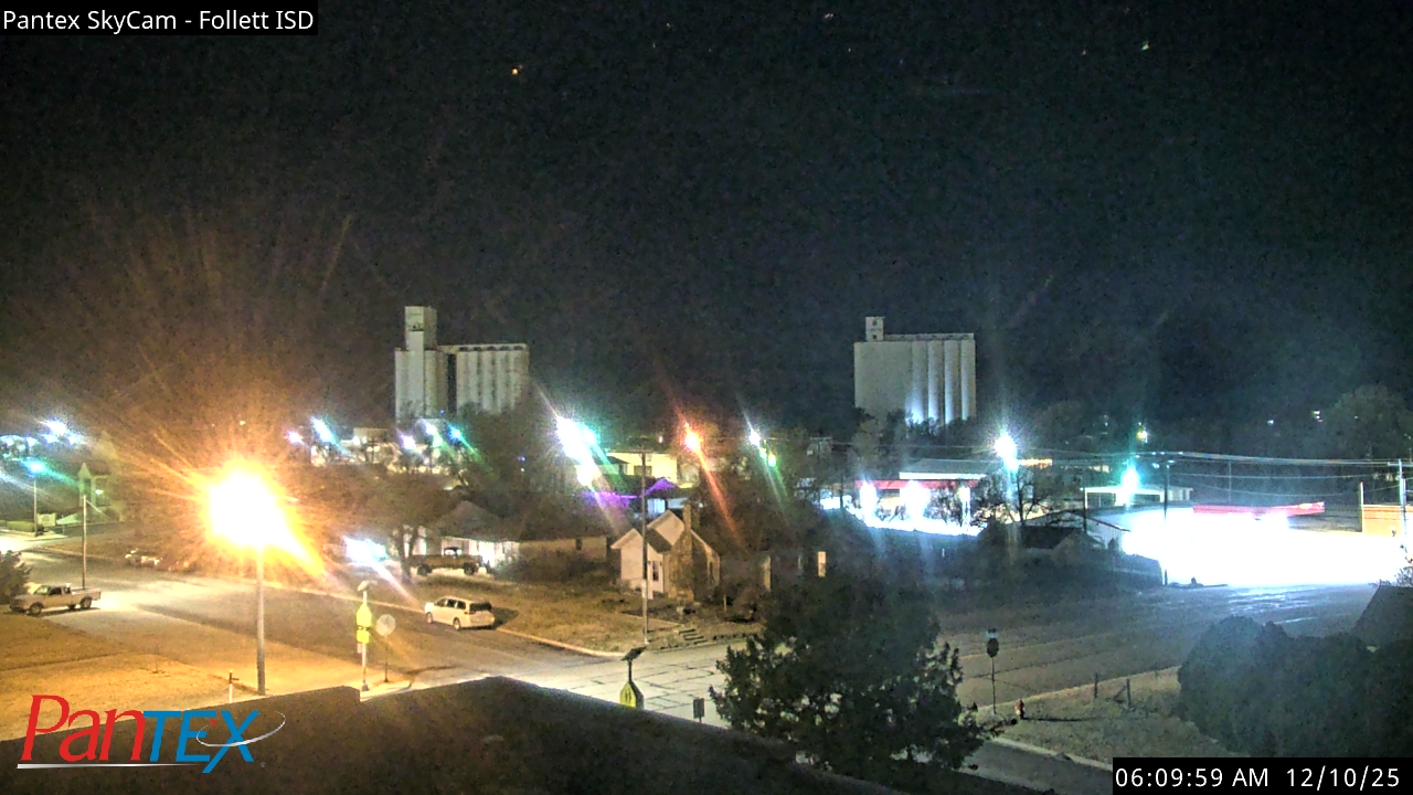Thumbnail for current weather camera view from Follett ISD in Follett, Texas