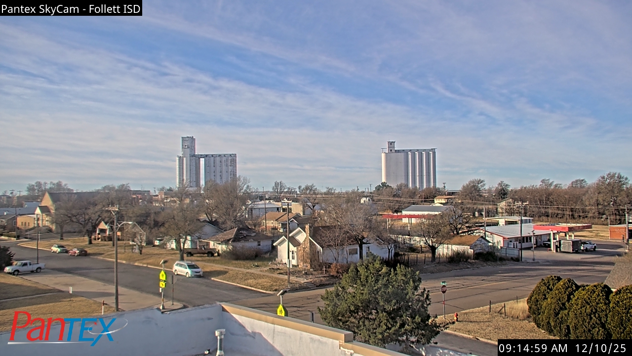 Thumbnail for current weather camera view from Follett ISD in Follett, Texas