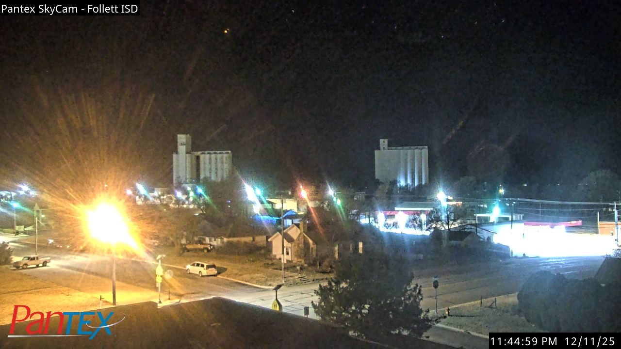 Thumbnail for current weather camera view from Follett ISD in Follett, Texas