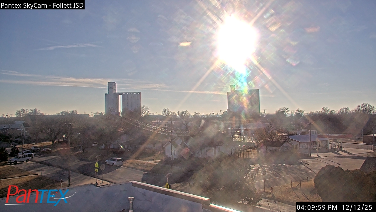 Thumbnail for current weather camera view from Follett ISD in Follett, Texas
