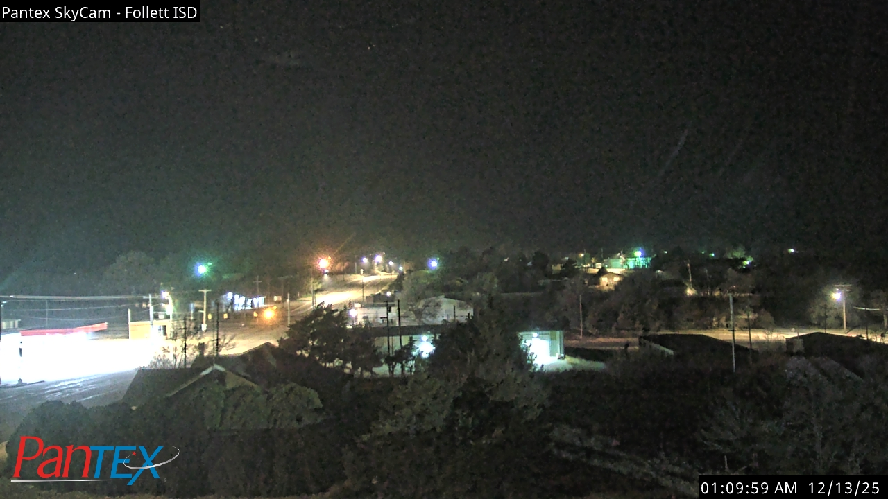 Thumbnail for current weather camera view from Follett ISD in Follett, Texas
