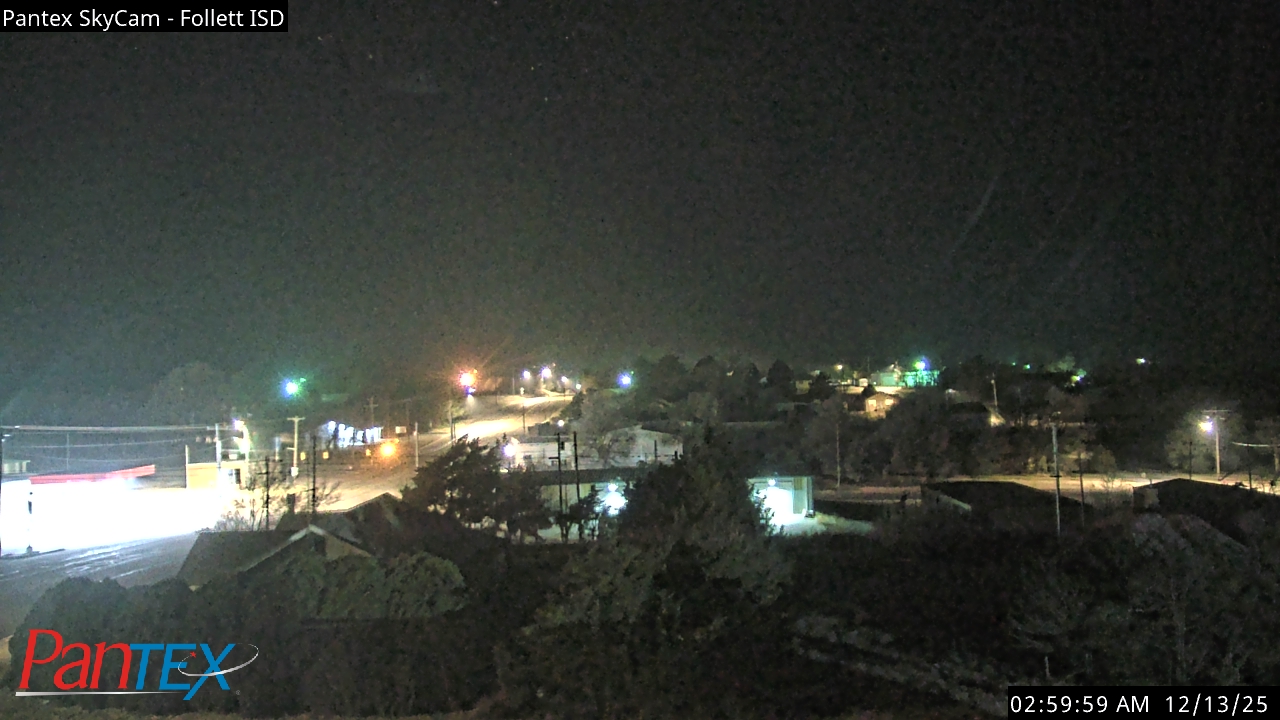 Thumbnail for current weather camera view from Follett ISD in Follett, Texas