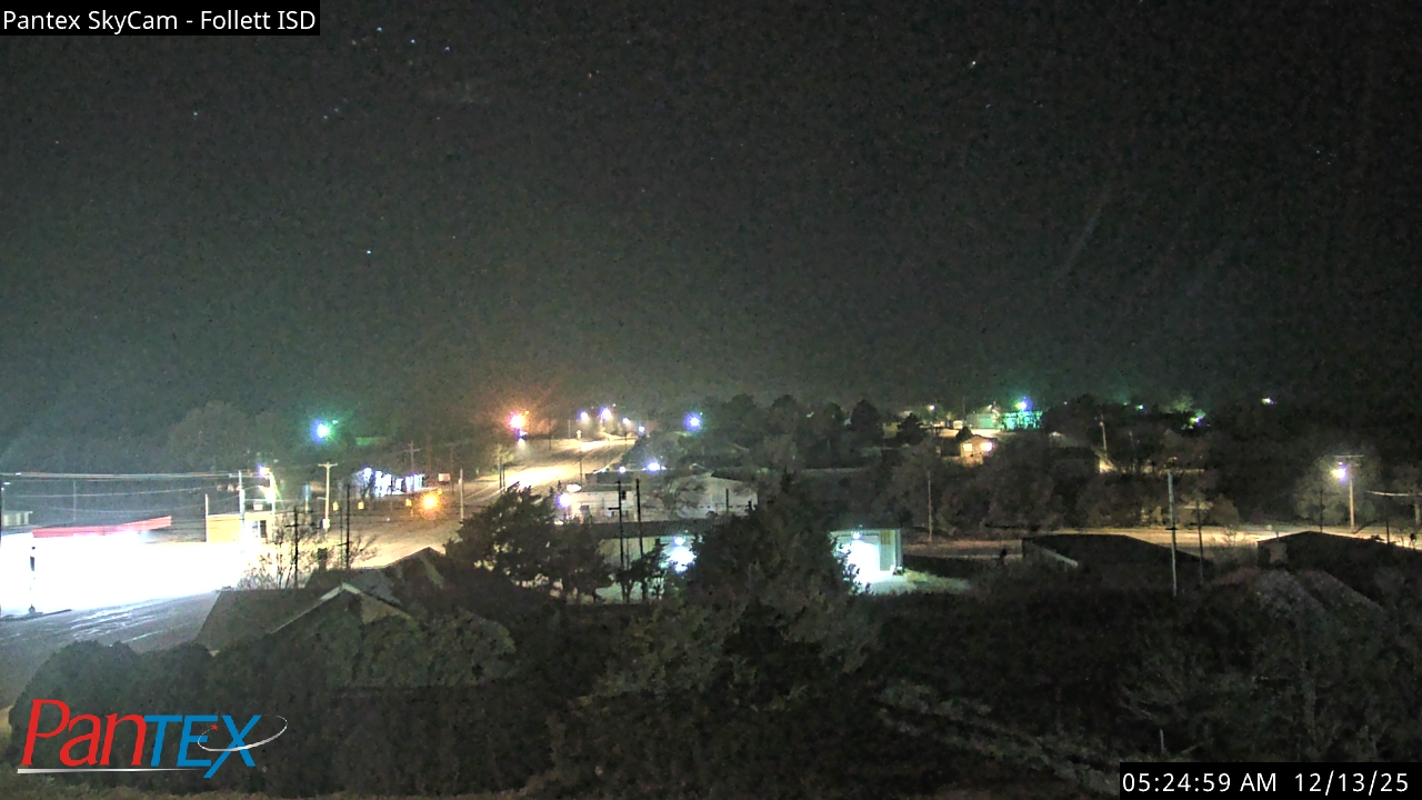 Thumbnail for current weather camera view from Follett ISD in Follett, Texas