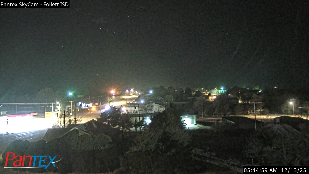 Thumbnail for current weather camera view from Follett ISD in Follett, Texas