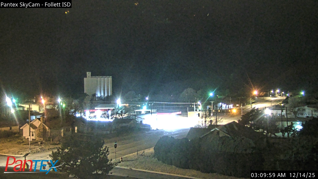 Thumbnail for current weather camera view from Follett ISD in Follett, Texas