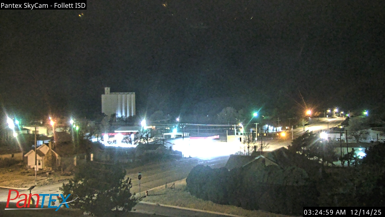 Thumbnail for current weather camera view from Follett ISD in Follett, Texas