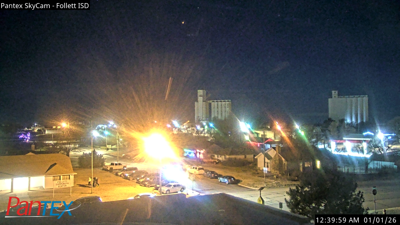 Thumbnail for current weather camera view from Follett ISD in Follett, Texas
