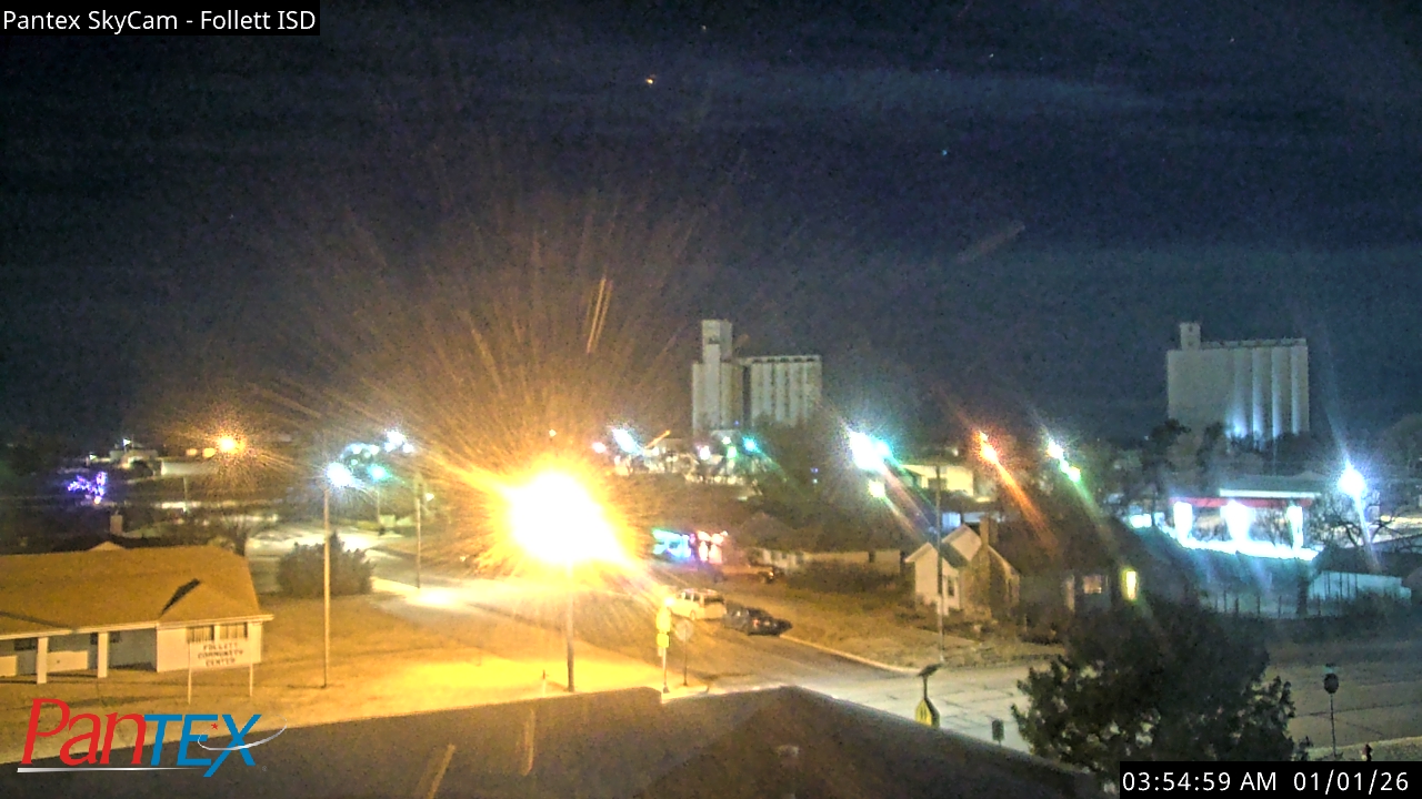 Thumbnail for current weather camera view from Follett ISD in Follett, Texas