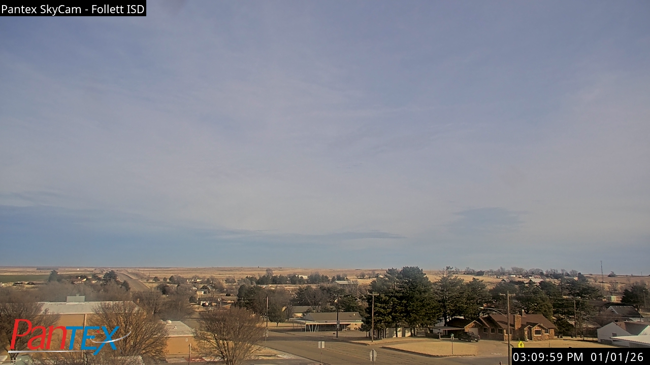 Thumbnail for current weather camera view from Follett ISD in Follett, Texas
