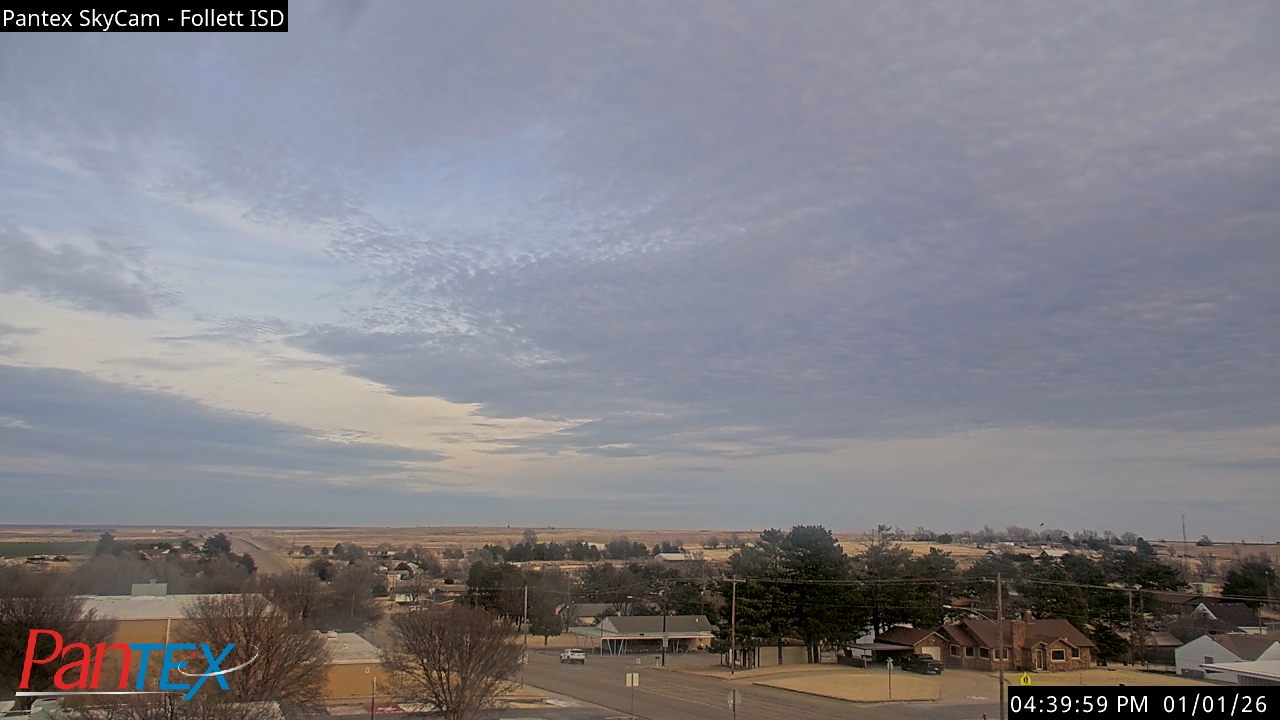Thumbnail for current weather camera view from Follett ISD in Follett, Texas
