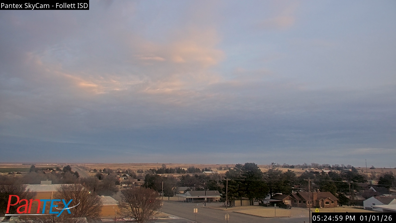 Thumbnail for current weather camera view from Follett ISD in Follett, Texas