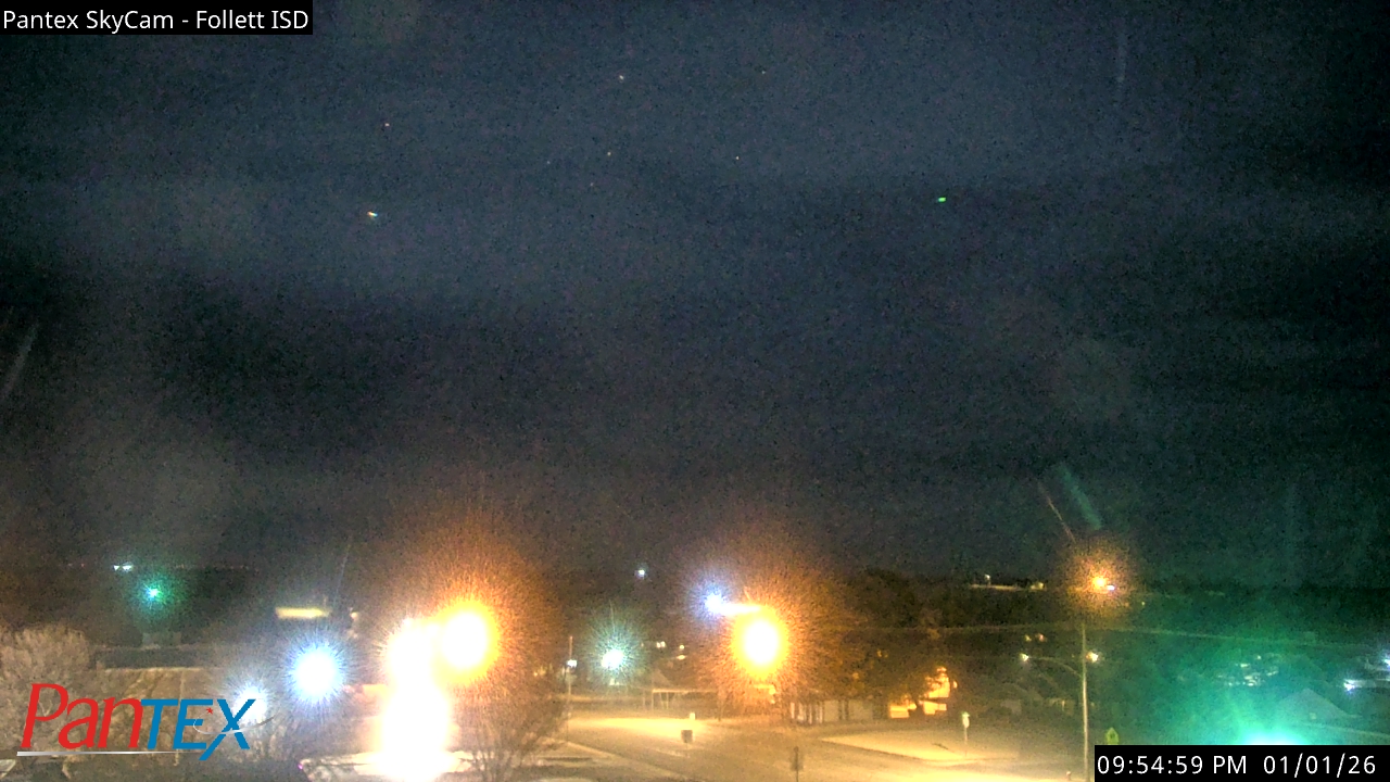 Thumbnail for current weather camera view from Follett ISD in Follett, Texas